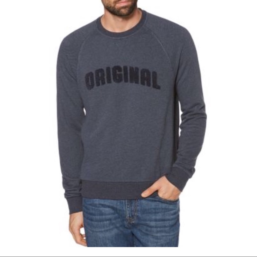 New Men’s original penguin blue sweater sweatshirt